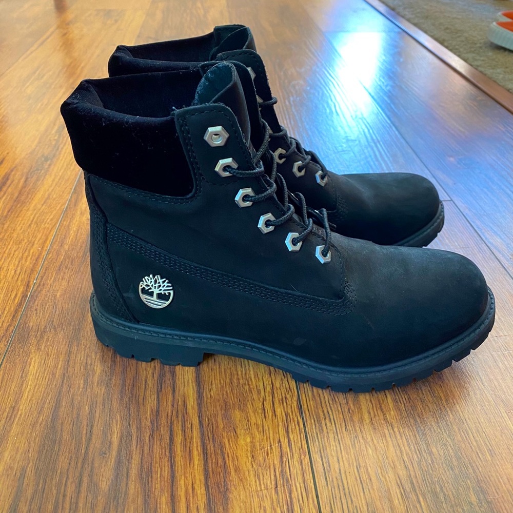 Black Timberland Boots